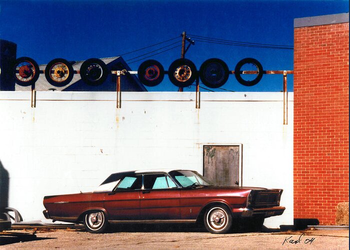 Cars Greeting Card featuring the photograph Wheels by Steve Karol