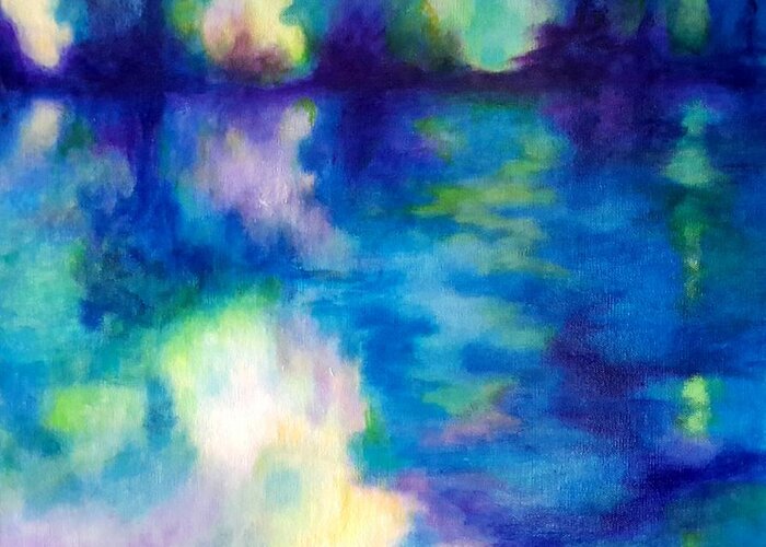 Impressionism Greeting Card featuring the painting Where Dreams Reside by Alison Caltrider