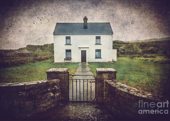 Aran Islands Greeting Card featuring the photograph White House of Aran Island I by Craig J Satterlee