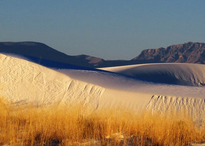 White Sands National Monument Greeting Card featuring the photograph White Sands Dawn #81 by Cindy McIntyre