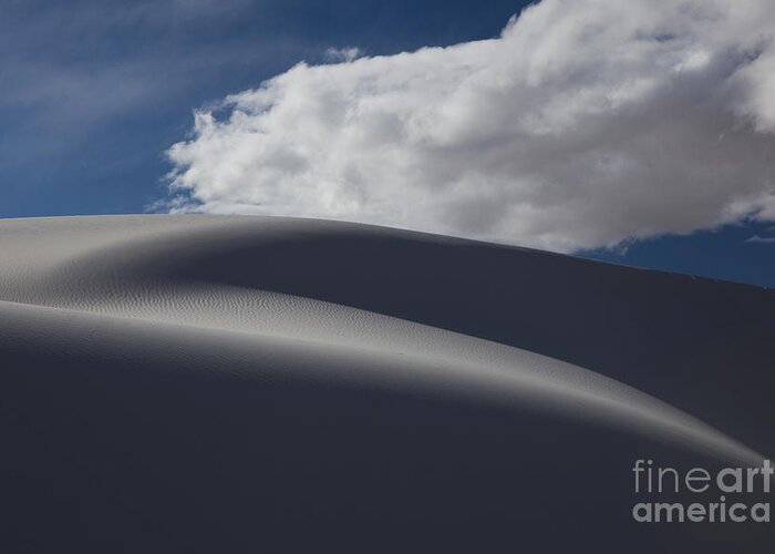 Desert Photography Greeting Card featuring the photograph White Sands National Monument by Keith Kapple