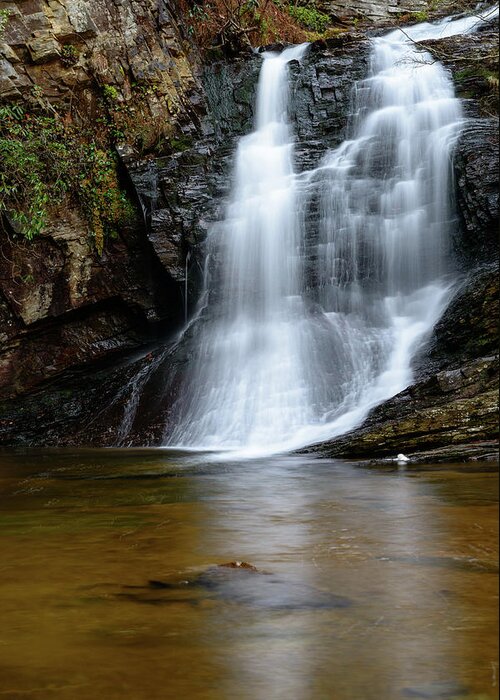 Danbury Greeting Card featuring the photograph White Water Falls by Michael Scott