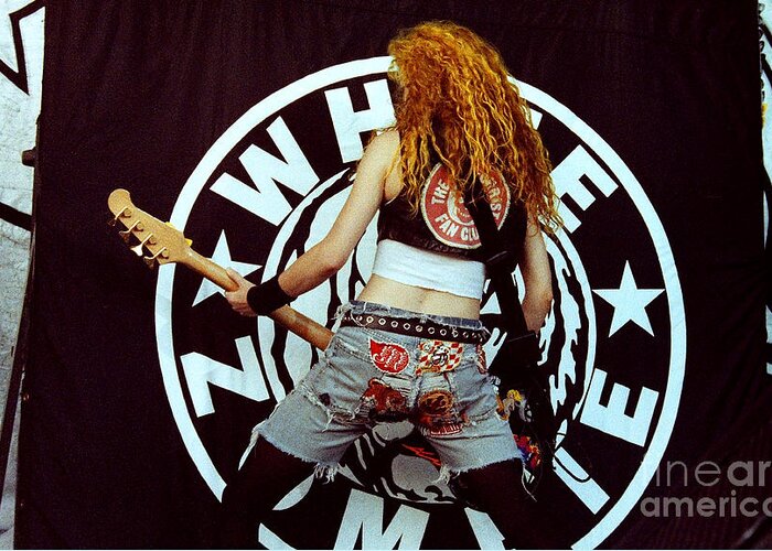 White Zombie Greeting Card featuring the photograph White Zombie 93-Sean-0341 by Timothy Bischoff