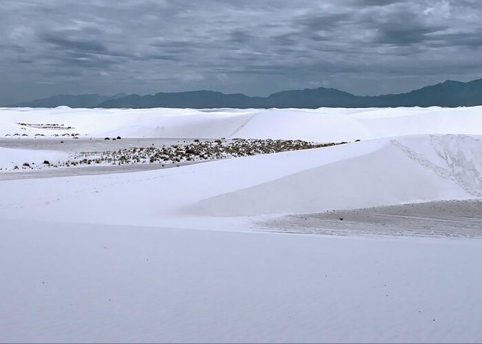 New Mexico Greeting Card featuring the photograph White_Sands by Kent Nancollas