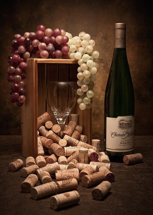 Wine Cork Greeting Card featuring the photograph Wine Corks Still Life II by Tom Mc Nemar