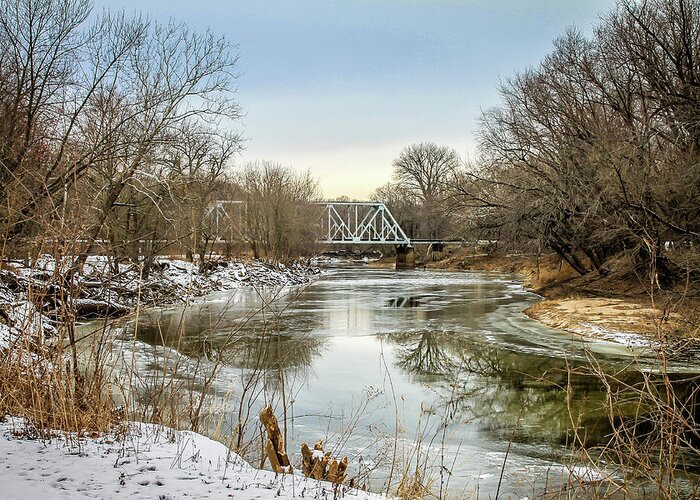  Greeting Card featuring the photograph Winter Day by Tony HUTSON