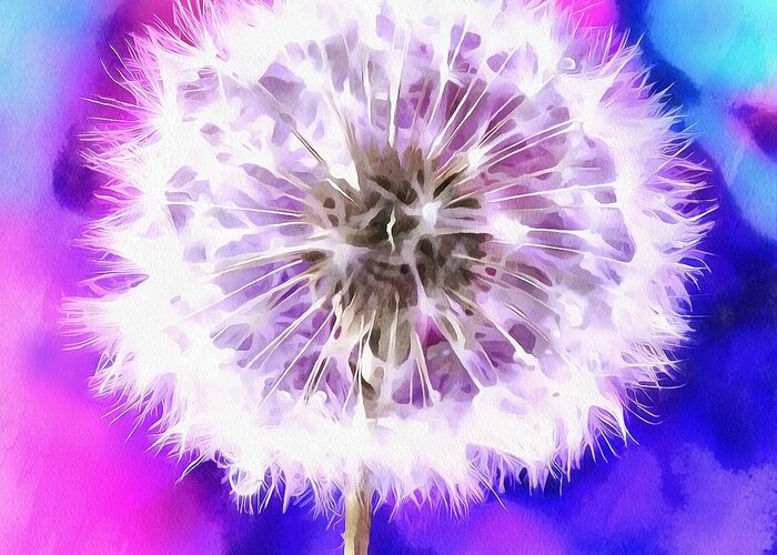 Dandelion Greeting Card featuring the photograph Wishing For You by Krissy Katsimbras
