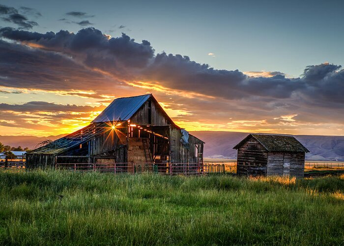 Barn Greeting Card featuring the photograph Wolff Barn by Brad Stinson