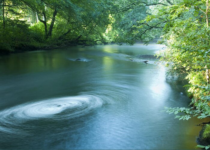 Photography Greeting Card featuring the photograph Wood River Whirlpool by Steven Natanson