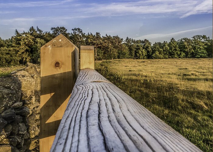 Countryside Greeting Card featuring the photograph Wooden Gate by Nick Bywater