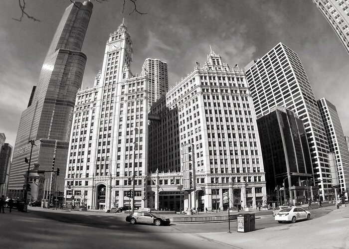 Chicago Greeting Card featuring the photograph Wrigley Building - Chicago by Jackson Pearson