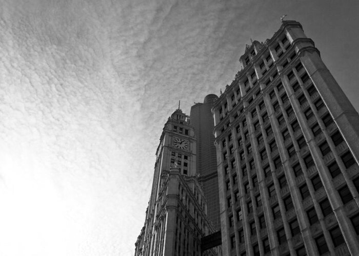Chicago Greeting Card featuring the photograph Wrigley Building II by Jane Melgaard