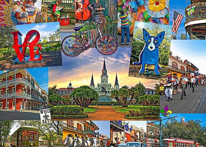 New Orleans Greeting Card featuring the photograph Ya Gotta Love New Orleans by Steve Harrington