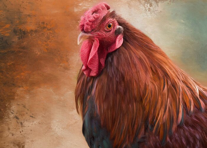 Rooster Greeting Card featuring the photograph Year of The Rooster 2017 by Robin-Lee Vieira