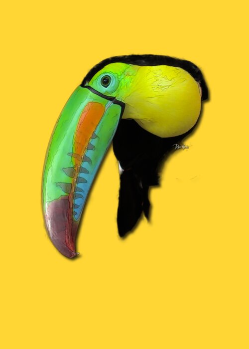 Toucan Greeting Card featuring the photograph Yellow Toucan by Russ Harris