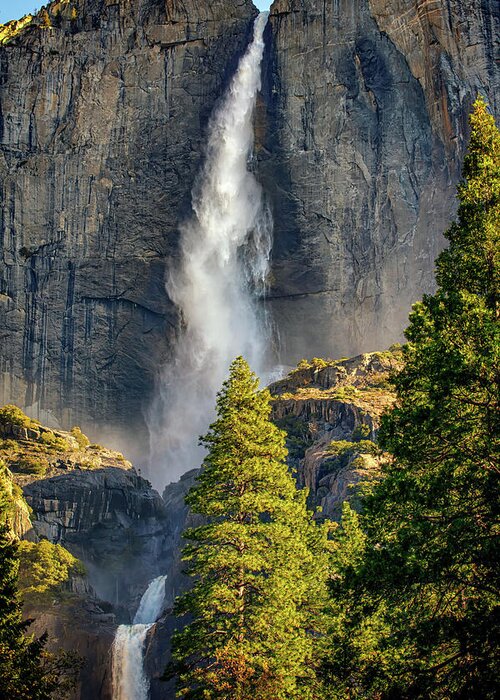 Yosemite Greeting Card featuring the photograph Yosemite Falls by Rick Berk
