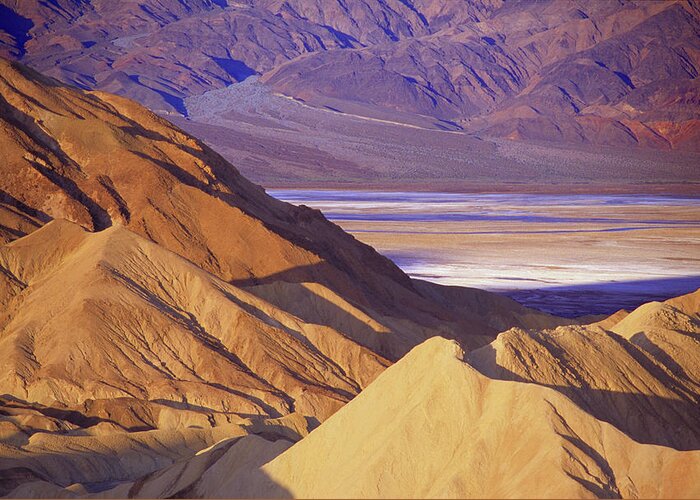 California Greeting Card featuring the photograph Zabriskie View by John Farley