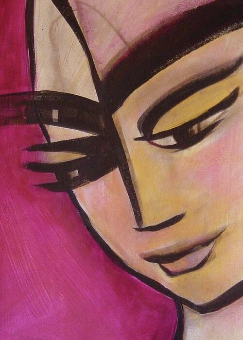 Art Greeting Card featuring the painting Zikr 1 by Anna Elkins