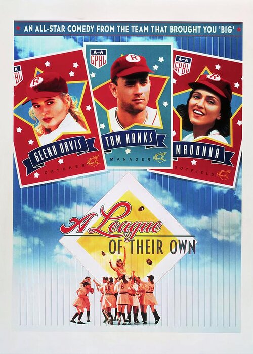1990s Greeting Card featuring the photograph A League Of Their Own -1992-. #1 by Album