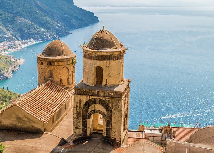 Italy Greeting Card featuring the photograph Amalfi Coast #1 by Vivida Photo PC