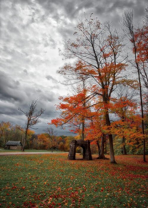 Chestnut Ridge County Park Greeting Card featuring the photograph An Autumn Day At Chestnut Ridge Park #1 by Guy Whiteley