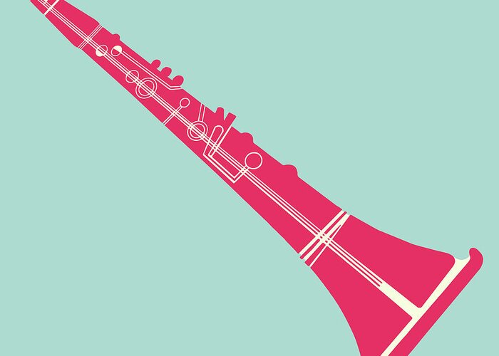 Clarinet line icon music and instrument Royalty Free Vector