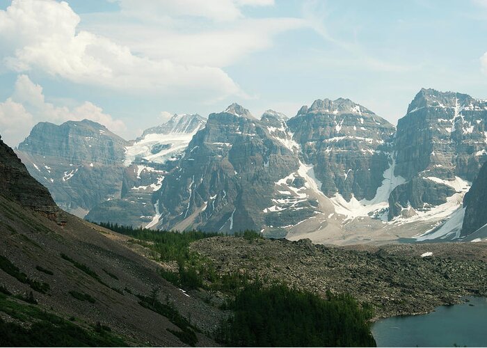 Scenics Greeting Card featuring the photograph Eiffel Lake And Valley Of The Ten Peaks #1 by John Elk Iii