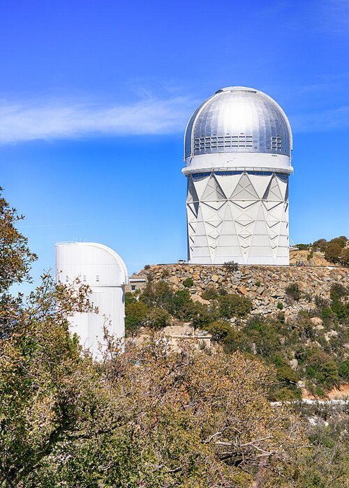 Observatory Greeting Card featuring the photograph Kitt Peak Observatory AZ #1 by Chris Smith