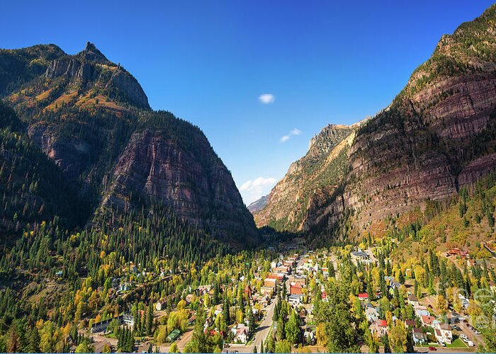 Ouray Greeting Card featuring the photograph Ouray Colorado by Doug Sturgess