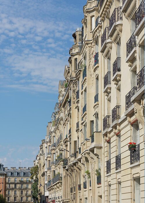Paris Greeting Card featuring the photograph Parisian Buildings by Liz Albro
