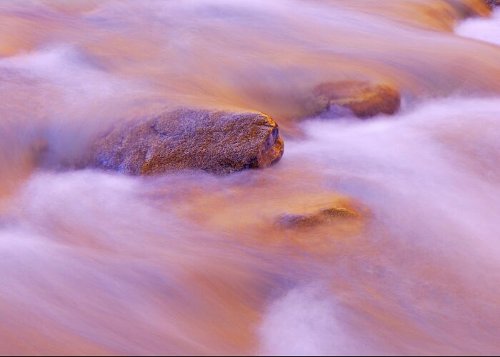 Outdoors Greeting Card featuring the photograph Rushing Water #1 by Martin Ruegner