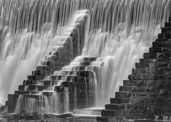 Stairs On Water Greeting Card featuring the photograph Stairs On Water #1 by Moises Levy