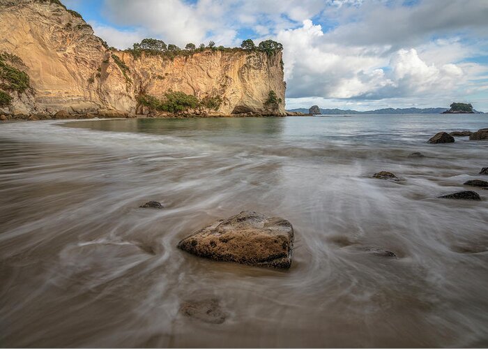 Cathedral Cove Greeting Card featuring the photograph Stingray Bay - New Zealand #1 by Joana Kruse