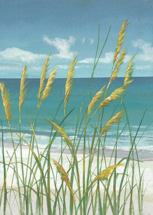 Botanical & Floral Greeting Card featuring the painting Summer Breeze II #1 by Tim O'toole