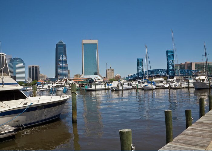 Sailboat Greeting Card featuring the photograph Usa, Florida, Jacksonville #1 by Diane Macdonald