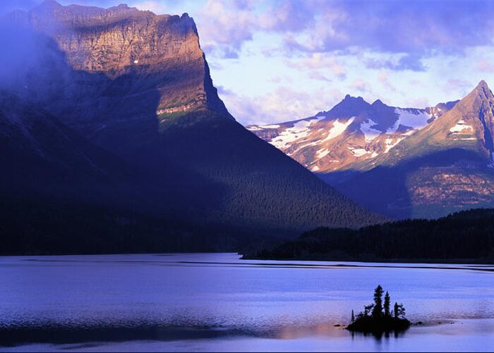 Scenics Greeting Card featuring the photograph Usa, Montana, Glacier Np, Mountains #1 by Paul Souders