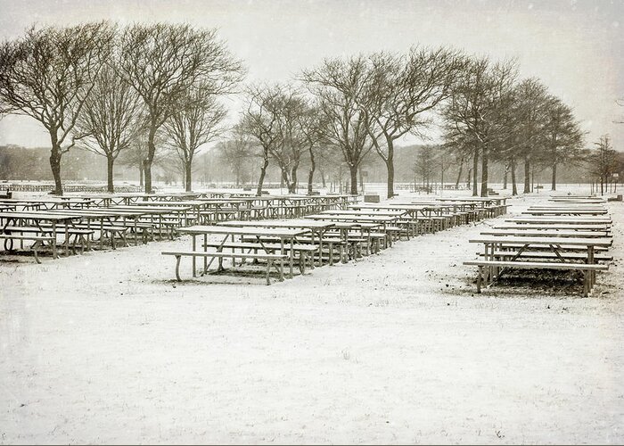 Snow Greeting Card featuring the photograph Waiting For Spring #1 by Cathy Kovarik