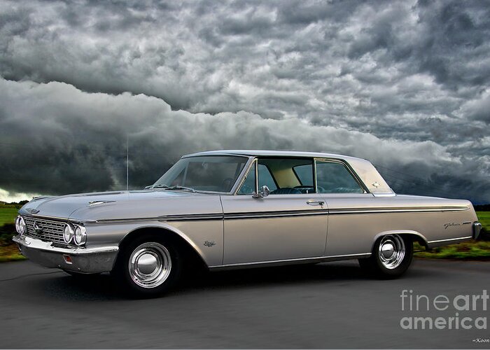 1962 Ford Galaxie 500 Xl Greeting Card featuring the photograph 1962 Ford Galaxie 500 XL by Dave Koontz
