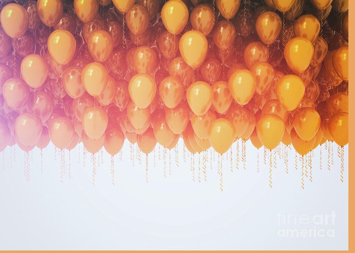 Balloons Greeting Card featuring the photograph Balloons #2 by Jesper Klausen/science Photo Library