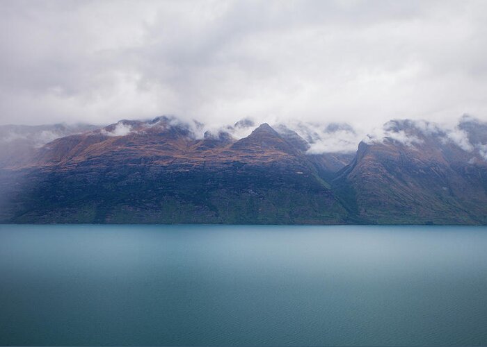 Scenics Greeting Card featuring the photograph Lake Wakatipu #2 by Claire Takacs