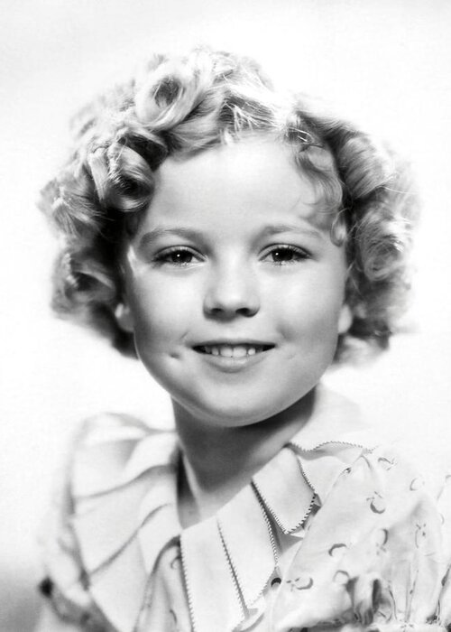 Prodigy Child Greeting Card featuring the photograph Shirley Temple . #2 by Album