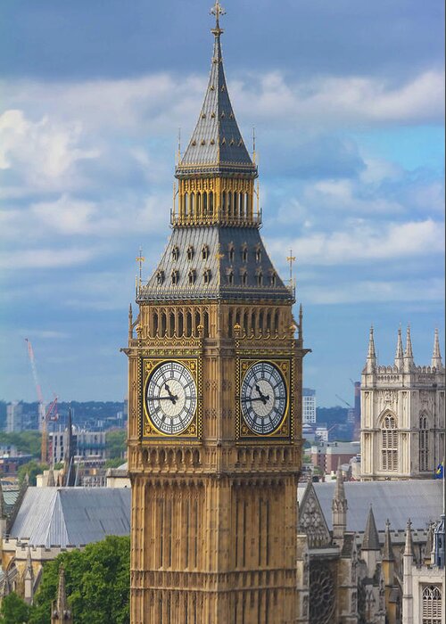 The Big Ben Clock Tower In London Uk Greeting Card For Sale By Petr Kovalenkov