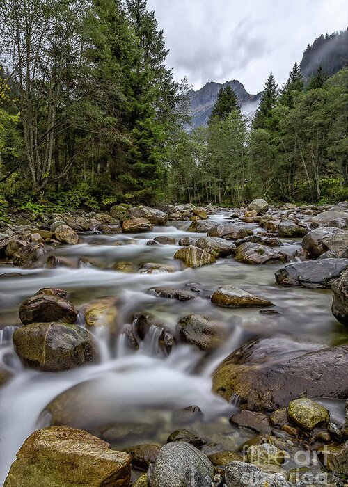 Austria Greeting Card featuring the photograph The Wimmertal In Tirol #5 by Bernd Laeschke