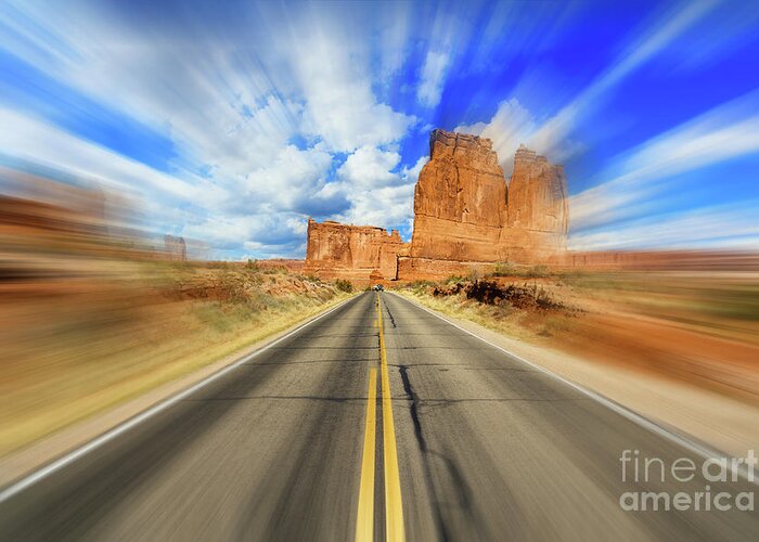 Arches National Park Greeting Card featuring the photograph Arches National Park by Raul Rodriguez