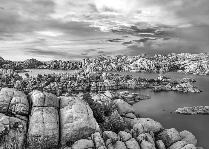 Disk1216 Greeting Card featuring the photograph Granite Dells, Watson Lake #3 by Tim Fitzharris