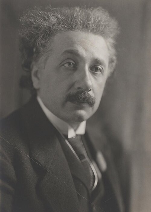 1921 Greeting Card featuring the photograph Albert Einstein, German-american #4 by Science Source