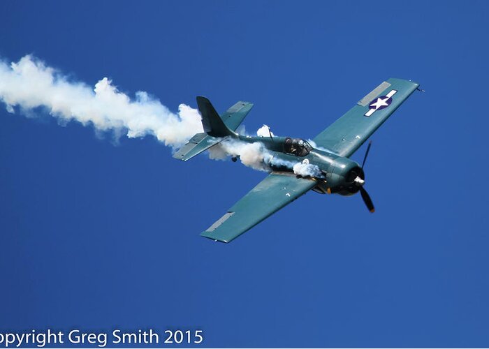F4f Wildcat Greeting Card featuring the photograph F4F Wildcat #4 by Greg Smith