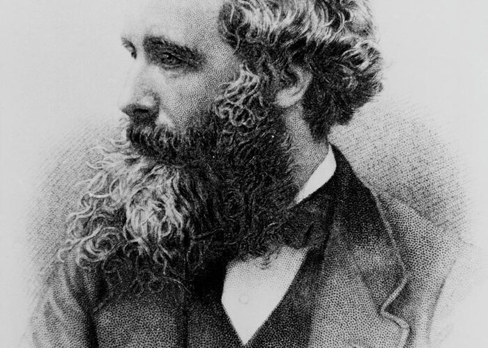 James Clerk Greeting Card featuring the photograph James Clerk Maxwell #4 by Science Photo Library