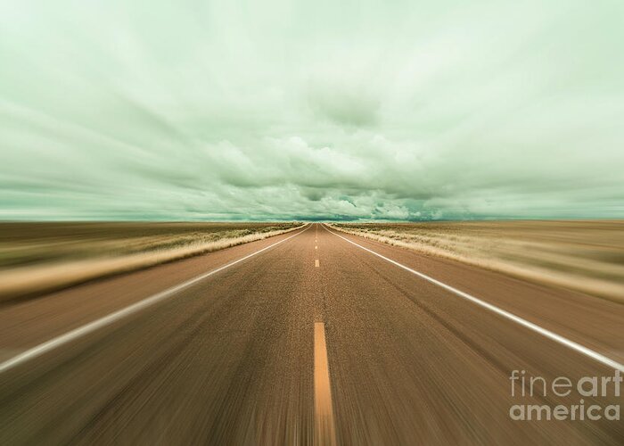 Arizona Greeting Card featuring the photograph Arizona Desert Highway #6 by Raul Rodriguez