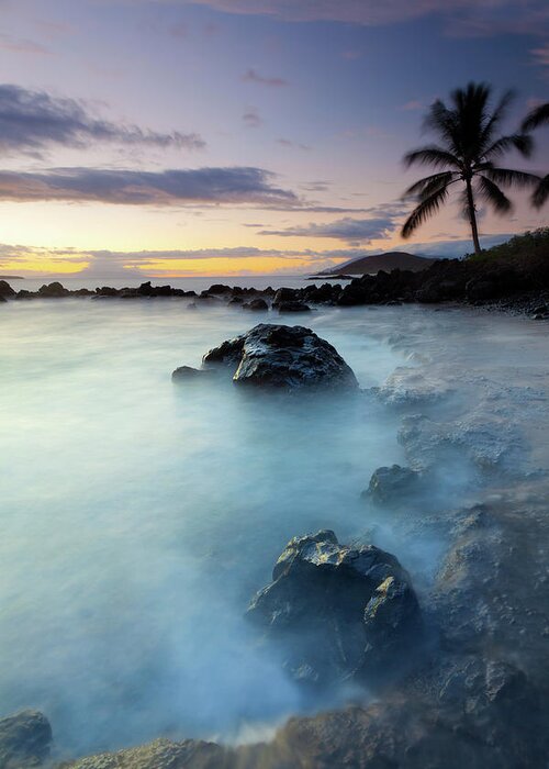 Water's Edge Greeting Card featuring the photograph Idylic Maui Coastline - Hawaii #6 by Wingmar